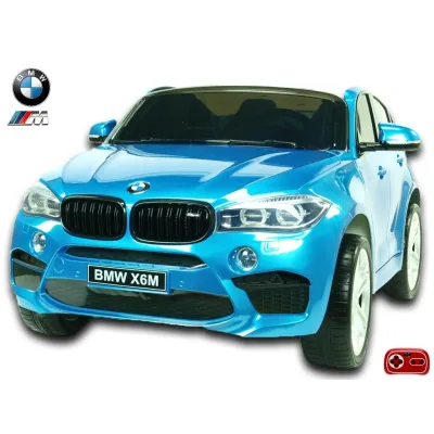 BMW X6M s 2,4G, dvoumístné, modrá metalíza BMW X6M s 2,4G, dvoumístné, modrá metalíza