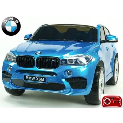 BMW X6M s 2,4G, dvoumístné, modrá metalíza BMW X6M s 2,4G, dvoumístné, modrá metalíza