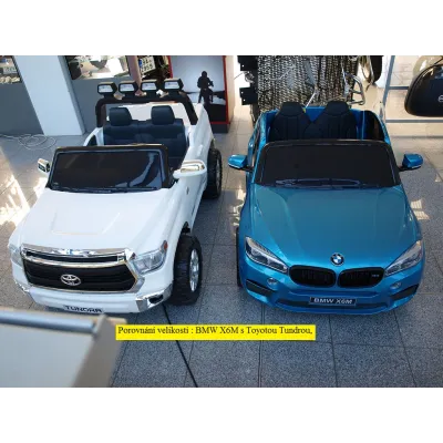 BMW X6M s 2,4G, dvoumístné, modrá metalíza BMW X6M s 2,4G, dvoumístné, modrá metalíza