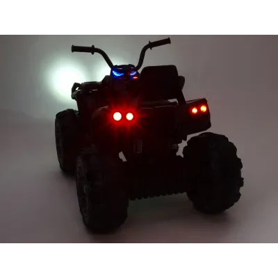 Čtyřkolka Predator s 2,4G, čalouněná sedačka, plast kola s pásem, červená Čtyřkolka Predator s 2,4G, čalouněná sedačka, plast kola s pásem, červená