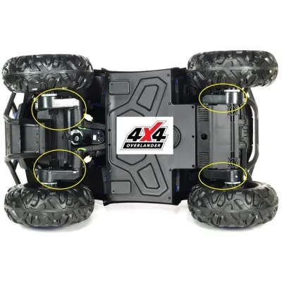 Čtyřkolka Xmen s 2.4G, 4x4, náhon všech EVA kol, polymer potah modrá Čtyřkolka Xmen s 2.4G, 4x4, náhon všech EVA kol, polymer potah modrá