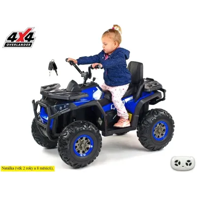 Čtyřkolka Xmen s 2.4G, 4x4, náhon všech EVA kol, polymer potah modrá Čtyřkolka Xmen s 2.4G, 4x4, náhon všech EVA kol, polymer potah modrá