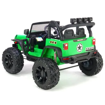 Dvoumístný silný džíp Brothers s 2,4G, 4x4, 24V/ 4x120W, zelený Dvoumístný silný džíp Brothers s 2,4G, 4x4, 24V/ 4x120W, zelený