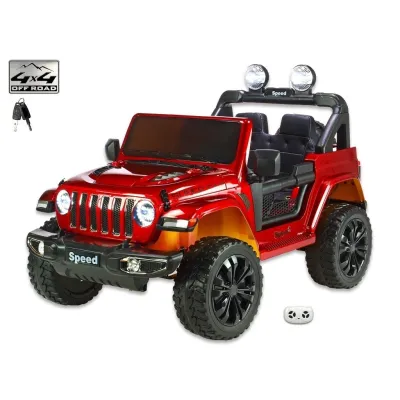 Džíp Speed rubican s 2.4G, náhonem 4x4, vínová metalíza Džíp Speed rubican s 2.4G, náhonem 4x4, vínová metalíza