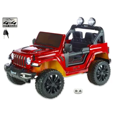 Džíp Speed rubican s 2.4G, náhonem 4x4, vínová metalíza Džíp Speed rubican s 2.4G, náhonem 4x4, vínová metalíza