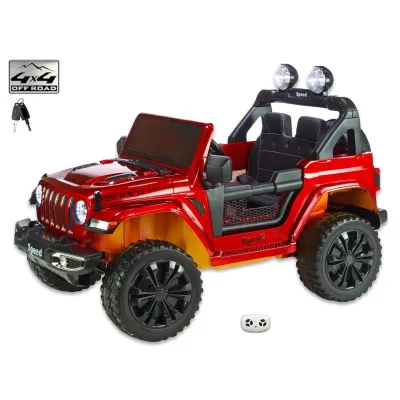 Džíp Speed rubican s 2.4G, náhonem 4x4, vínová metalíza Džíp Speed rubican s 2.4G, náhonem 4x4, vínová metalíza