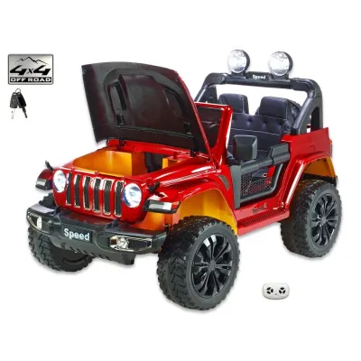 Džíp Speed rubican s 2.4G, náhonem 4x4, vínová metalíza Džíp Speed rubican s 2.4G, náhonem 4x4, vínová metalíza