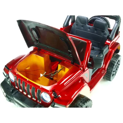 Džíp Speed rubican s 2.4G, náhonem 4x4, vínová metalíza Džíp Speed rubican s 2.4G, náhonem 4x4, vínová metalíza