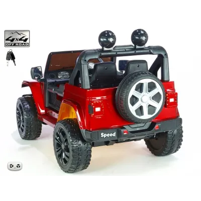 Džíp Speed rubican s 2.4G, náhonem 4x4, vínová metalíza Džíp Speed rubican s 2.4G, náhonem 4x4, vínová metalíza
