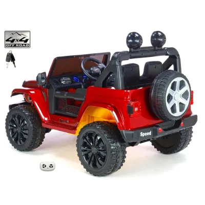 Džíp Speed rubican s 2.4G, náhonem 4x4, vínová metalíza Džíp Speed rubican s 2.4G, náhonem 4x4, vínová metalíza