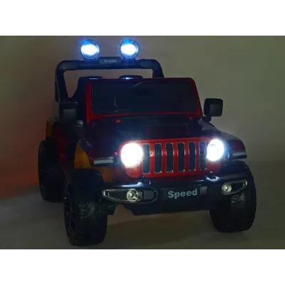 Džíp Speed rubican s 2.4G, náhonem 4x4, vínová metalíza Džíp Speed rubican s 2.4G, náhonem 4x4, vínová metalíza