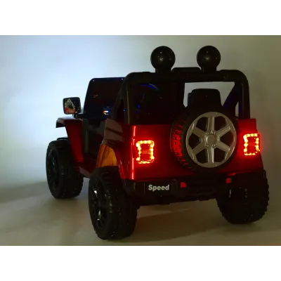 Džíp Speed rubican s 2.4G, náhonem 4x4, vínová metalíza Džíp Speed rubican s 2.4G, náhonem 4x4, vínová metalíza
