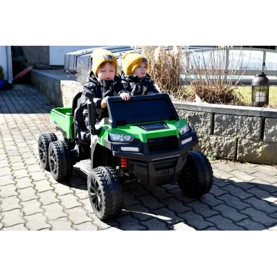 Elektrické autíčko Kipper s 2,4G, dvoumístný, 24V/7Ah, motory 4x 200W, červený Elektrické autíčko Kipper s 2,4G, dvoumístný, 24V/7Ah, motory 4x 200W, červený