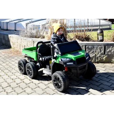 Elektrické autíčko Kipper s 2,4G, dvoumístný, 24V/7Ah, motory 4x 200W, červený Elektrické autíčko Kipper s 2,4G, dvoumístný, 24V/7Ah, motory 4x 200W, červený