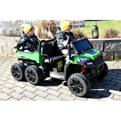 Elektrické autíčko Kipper s 2,4G, dvoumístný, 24V/7Ah, motory 4x 200W, červený Elektrické autíčko Kipper s 2,4G, dvoumístný, 24V/7Ah, motory 4x 200W, červený
