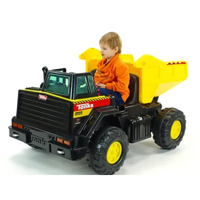Elektrické auto dvoumístný veliký nákladní Dumper, s vyklápěcí korbou, 2 veliké motory 12V Elektrické auto dvoumístný veliký nákladní Dumper, s vyklápěcí korbou, 2 veliké motory 12V