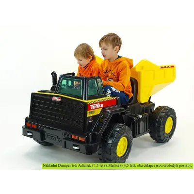 Elektrické auto dvoumístný veliký nákladní Dumper, s vyklápěcí korbou, 2 veliké motory 12V Elektrické auto dvoumístný veliký nákladní Dumper, s vyklápěcí korbou, 2 veliké motory 12V