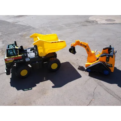 Elektrické auto dvoumístný veliký nákladní Dumper, s vyklápěcí korbou, 2 veliké motory 12V Elektrické auto dvoumístný veliký nákladní Dumper, s vyklápěcí korbou, 2 veliké motory 12V