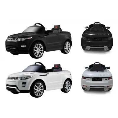 Elektrické SUV Range Rover Evoque s dálkovým ovládáním, zvukové a světelné LED efekty, 12V, bílý Elektrické SUV Range Rover Evoque s dálkovým ovládáním, zvukové a světelné LED efekty, 12V, bílý