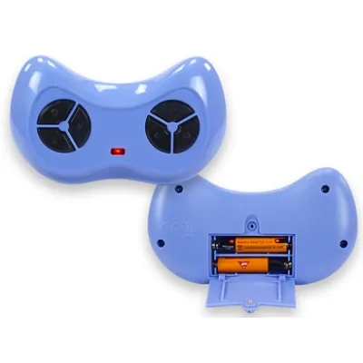 Elektrický bagr s 2.4G DO, elektrickou lžící, vodící tyčí, USB, Mp3, osvětlenými koly, plynulým rozjezdem, 12V, oranžový