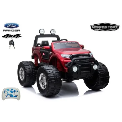 Elektrický džíp Ford Ranger Monster Truck 4x4, EVA kola, 2,4G DO, bluetooth, FM, USB, TF, otvíracími dveřmi, kapotou, čelem, ča Elektrický džíp Ford Ranger Monster Truck 4x4, EVA kola, 2,4G DO, bluetooth, FM, USB, TF, otvíracími dveřmi, kapotou, čelem, ča