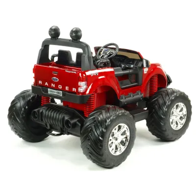 Elektrický džíp Ford Ranger Monster Truck 4x4, EVA kola, 2,4G DO, bluetooth, FM, USB, TF, otvíracími dveřmi, kapotou, čelem, ča Elektrický džíp Ford Ranger Monster Truck 4x4, EVA kola, 2,4G DO, bluetooth, FM, USB, TF, otvíracími dveřmi, kapotou, čelem, ča