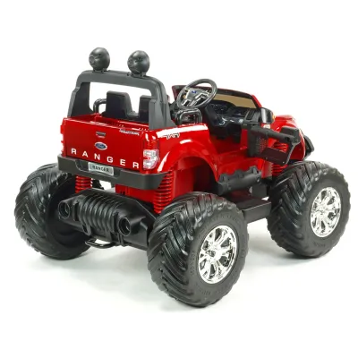 Elektrický džíp Ford Ranger Monster Truck 4x4, EVA kola, 2,4G DO, bluetooth, FM, USB, TF, otvíracími dveřmi, kapotou, čelem, ča Elektrický džíp Ford Ranger Monster Truck 4x4, EVA kola, 2,4G DO, bluetooth, FM, USB, TF, otvíracími dveřmi, kapotou, čelem, ča