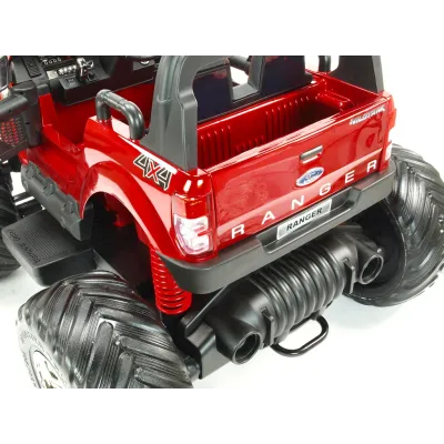 Elektrický džíp Ford Ranger Monster Truck 4x4, EVA kola, 2,4G DO, bluetooth, FM, USB, TF, otvíracími dveřmi, kapotou, čelem, ča Elektrický džíp Ford Ranger Monster Truck 4x4, EVA kola, 2,4G DO, bluetooth, FM, USB, TF, otvíracími dveřmi, kapotou, čelem, ča