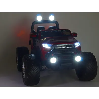 Elektrický džíp Ford Ranger Monster Truck 4x4, EVA kola, 2,4G DO, bluetooth, FM, USB, TF, otvíracími dveřmi, kapotou, čelem, ča Elektrický džíp Ford Ranger Monster Truck 4x4, EVA kola, 2,4G DO, bluetooth, FM, USB, TF, otvíracími dveřmi, kapotou, čelem, ča