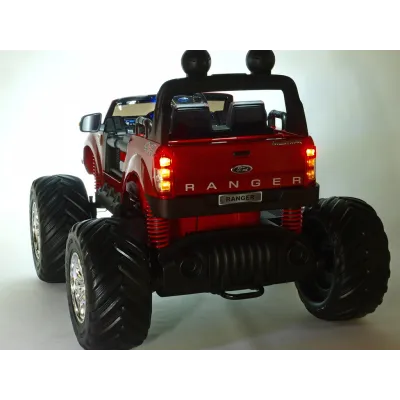 Elektrický džíp Ford Ranger Monster Truck 4x4, EVA kola, 2,4G DO, bluetooth, FM, USB, TF, otvíracími dveřmi, kapotou, čelem, ča Elektrický džíp Ford Ranger Monster Truck 4x4, EVA kola, 2,4G DO, bluetooth, FM, USB, TF, otvíracími dveřmi, kapotou, čelem, ča