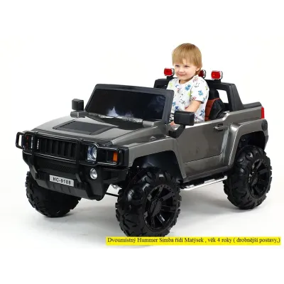 Elektrický džíp Hummer Simba, červený Elektrický džíp Hummer Simba, červený