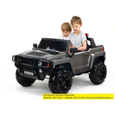 Elektrický džíp Hummer Simba, červený Elektrický džíp Hummer Simba, červený