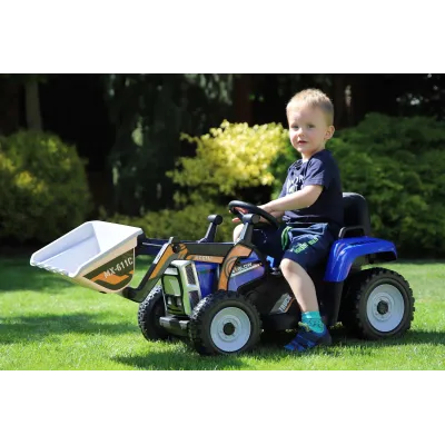 Elektrický Rozkošný traktor s funkční nakládací lžící, 2,4G, zelený Elektrický Rozkošný traktor s funkční nakládací lžící, 2,4G, zelený