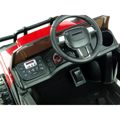 Farmářské auto s 2,4G, nákladní korbou a lopatou, červené Farmářské auto s 2,4G, nákladní korbou a lopatou, červené