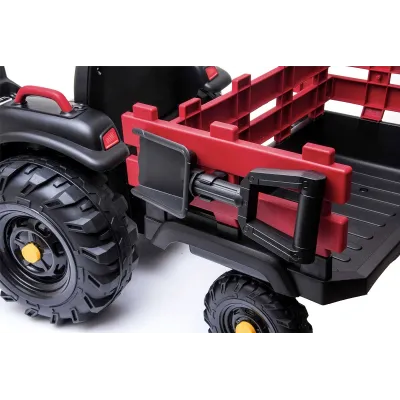 Farmářský traktor s 2,4G, vlekem a lopatou, baterie 12V/14Ah !!, zelený Farmářský traktor s 2,4G, vlekem a lopatou, baterie 12V/14Ah !!, zelený