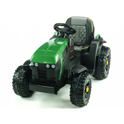 Farmářský traktor s 2,4G, vlekem a lopatou, baterie 12V/14Ah !!, zelený Farmářský traktor s 2,4G, vlekem a lopatou, baterie 12V/14Ah !!, zelený