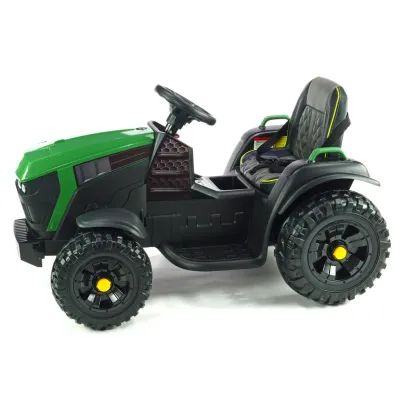 Farmářský traktor s 2,4G, vlekem a lopatou, baterie 12V/14Ah !!, zelený Farmářský traktor s 2,4G, vlekem a lopatou, baterie 12V/14Ah !!, zelený