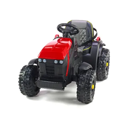 Farmářský traktor s 2,4G, vlekem a lopatou, baterie 12V/7Ah, červený Farmářský traktor s 2,4G, vlekem a lopatou, baterie 12V/7Ah, červený