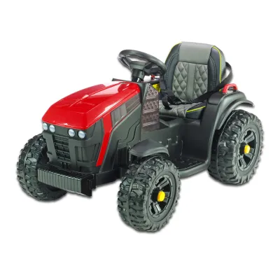 Farmářský traktor s 2,4G, vlekem a lopatou, baterie 12V/7Ah, červený Farmářský traktor s 2,4G, vlekem a lopatou, baterie 12V/7Ah, červený