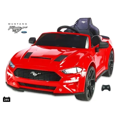 Ford Mustang GT s 2.4G, 24V, lakovaný červený Ford Mustang GT s 2.4G, 24V, lakovaný červený