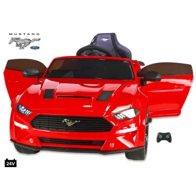 Ford Mustang GT s 2.4G, 24V, lakovaný červený Ford Mustang GT s 2.4G, 24V, lakovaný červený