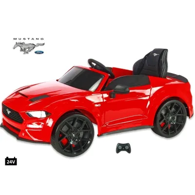Ford Mustang GT s 2.4G, 24V, lakovaný červený Ford Mustang GT s 2.4G, 24V, lakovaný červený