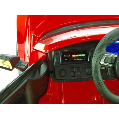 Ford Mustang GT s 2.4G, 24V, lakovaný červený Ford Mustang GT s 2.4G, 24V, lakovaný červený
