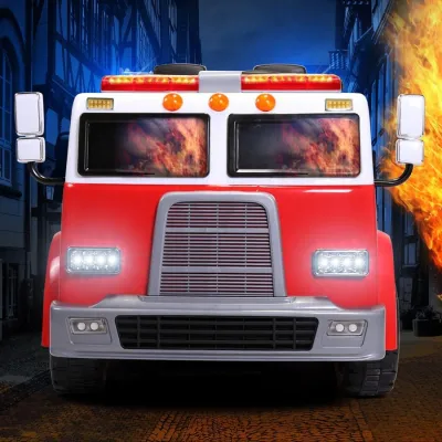 Hasičský bus USA s 2,4G, 4x4, dvoumístný, s hasičskou výbavou Hasičský bus USA s 2,4G, 4x4, dvoumístný, s hasičskou výbavou